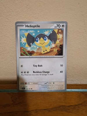 Pokemon Card Helioptile new