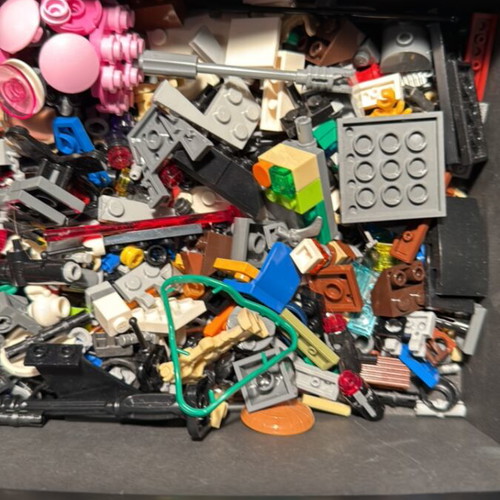 Lego assorted pieces like new, about 0.5 kg