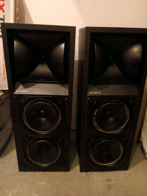 Dantax floor speakers used, 180W each, need membrane service