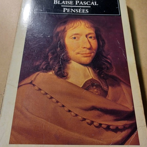 Blaise Pascal Pensees book like new in English