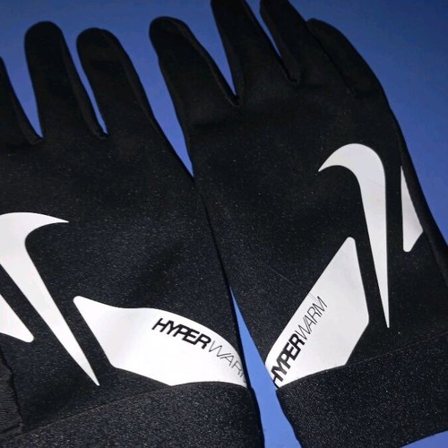 Nike Hyperwarm gloves black size medium new