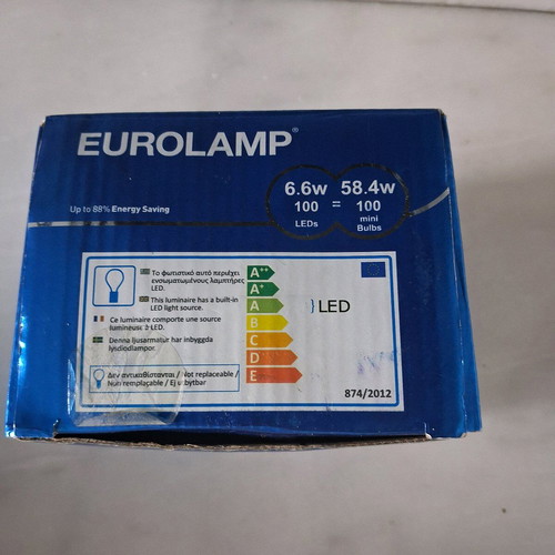 Eurolamp Christmas lights 100 led new, white