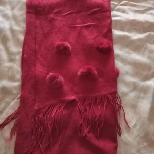Capes like new brown and burgundy with eco fur and fringes