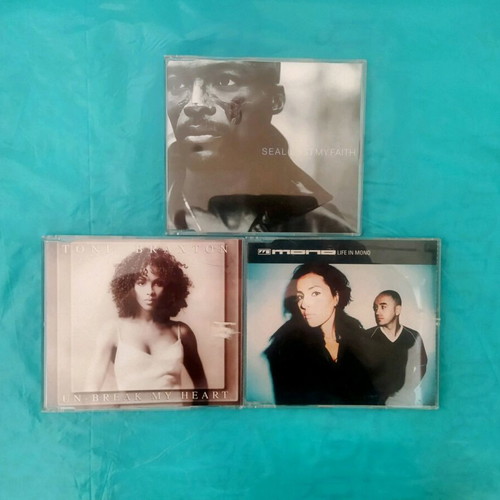 Toni Braxton, Seal, Mono CD like new, singles