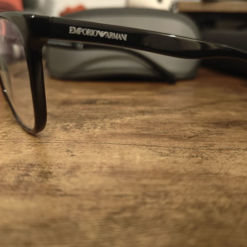 Emporio Armani eyeglasses like new, black frame