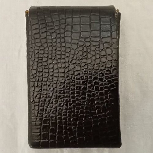 Dermatine tobacco case from 1970s used