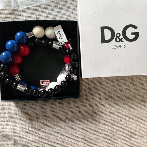 D&G necklace with steel and ceramic balls in new condition