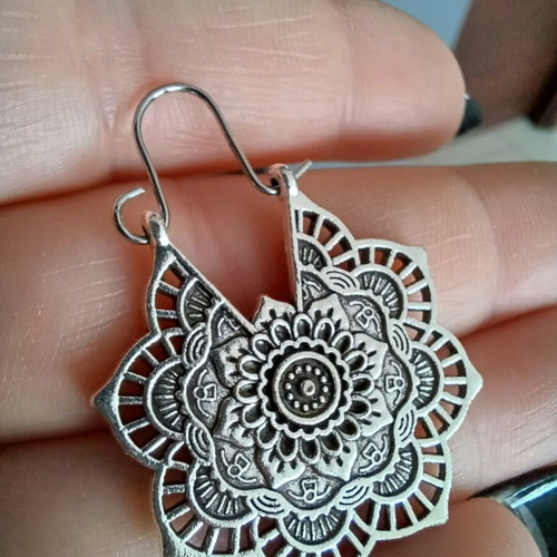 Boho earrings made of stainless steel new, unworn