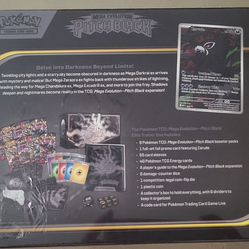 Pokemon TCG Pitch Black Elite Trainer Box