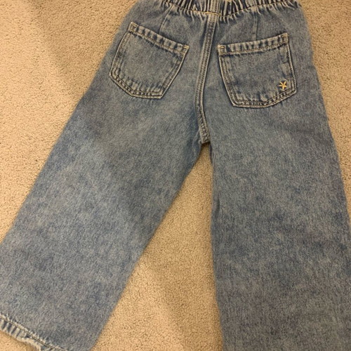 Girls' wide leg jeans 4 years Zara like new, blue