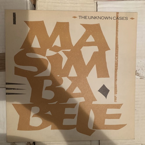 The Unknown Cases Masimba Bele Boëkikawai 12" vinyl maxi-single used, electronic