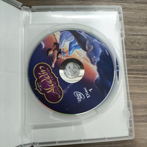 Aladdin Disney DVD slipcover like new, dubbed