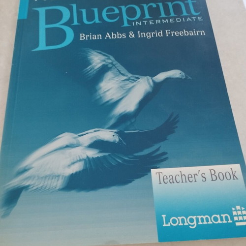 New Blueprint Intermediate book set used, Student's Teacher's Workbook