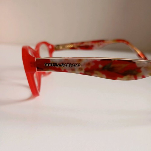D&G children's prescription glasses used, red for girls
