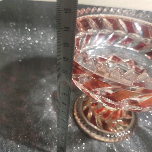 Red white glasses used, 15 cm