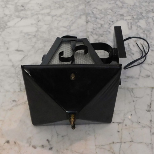 Metal wall light lantern vintage, like new