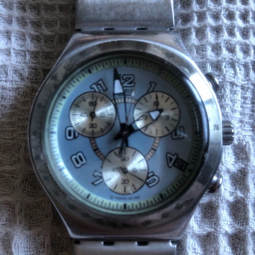 Swatch Irony used stainless steel watch silver