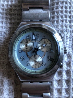 Swatch Irony used stainless steel watch silver