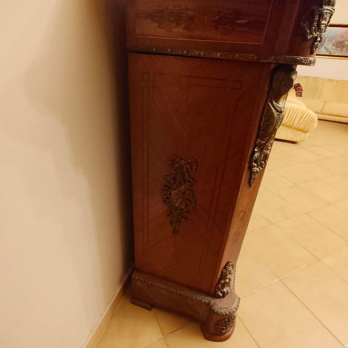 Antique buffet with marble top in excellent condition