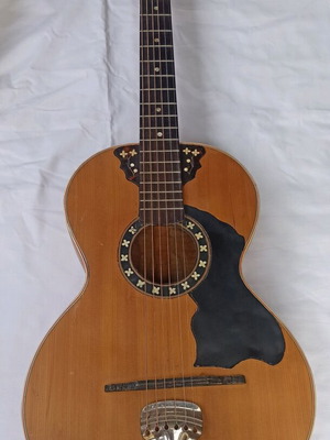 Greek rebetiko guitar used, in good condition