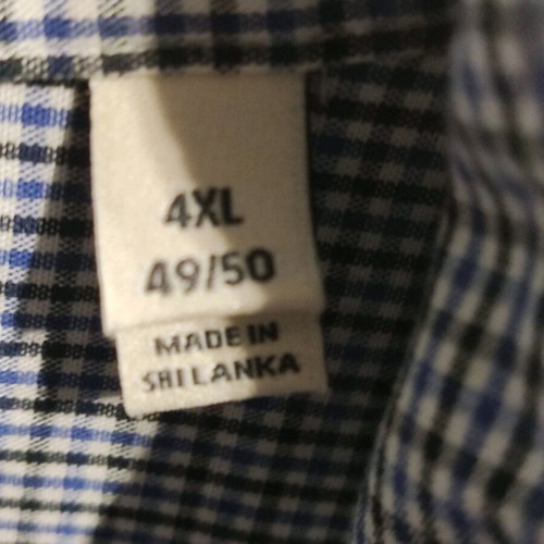 Gant men's long-sleeve poplin shirt 4XL new