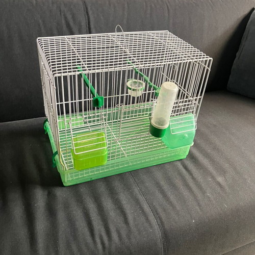 Canary breeding cage used, functional, 21x37x30 cm