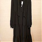  Φόρεμα μίντι μαύρο Νο S-m