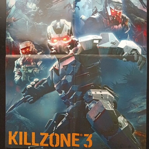 Killzone 3 Giant Poster like new, collectible