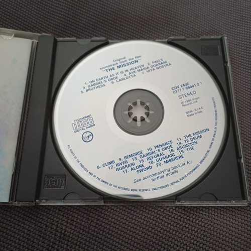 The Mission soundtrack CD άλμπουμ από Ennio Morricone