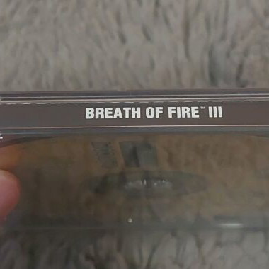 PS1 Breath of Fire 3 used without manual NTSC