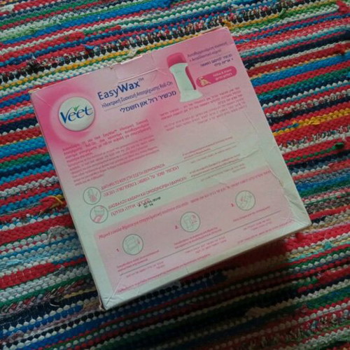 Hair removal set new with epilator, wax and strips
