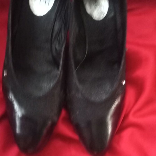 Two pairs of shoes used, one pair with genuine suede, size 37
