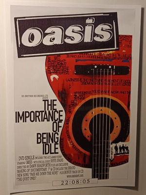 Oasis A4 poster