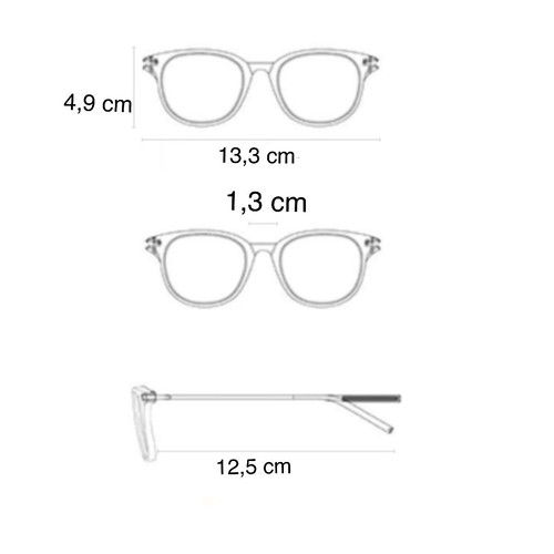 Vintage K+B eyeglasses Made in France with oversized tortoiseshell frame