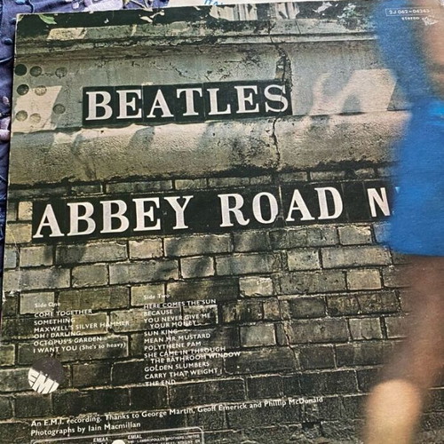 The Beatles Abbey Road LP μεταχειρισμένο, ελληνική κόπια 1975