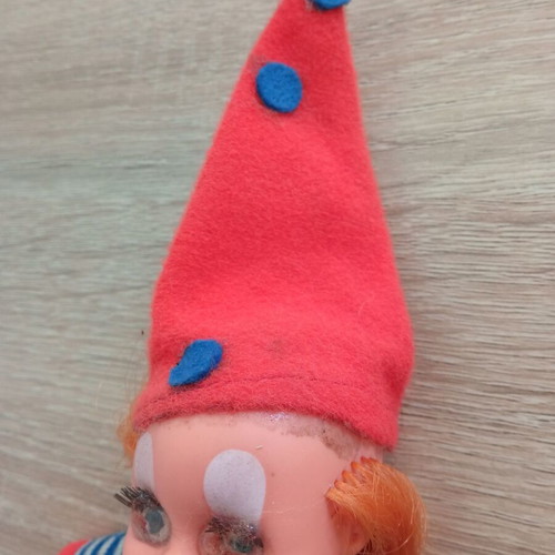 Vintage El Greco Clown Doll Ticheroulis Spirtoulis used