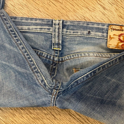 Staff Crop No 30 women's denim pants like new, blue