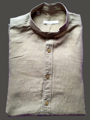 Brand's Linen Shirt Men M Khaki New