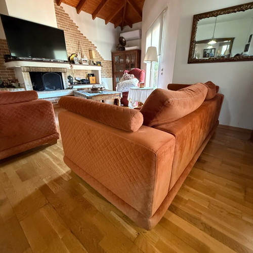 Sofa set used, 2-seater and 3-seater