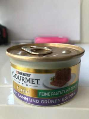 Purina Gourmet Gold πατέ με αρνί και πράσινα φασολάκια, 24x85γρ