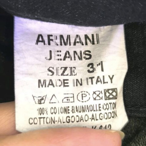 Armani Jeans vintage women's pants black size 31 used