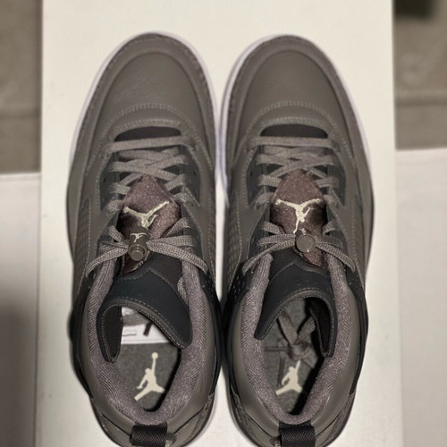Air Jordan Spizike Low Cave Stone Anthracite new leather athletic shoes size 44