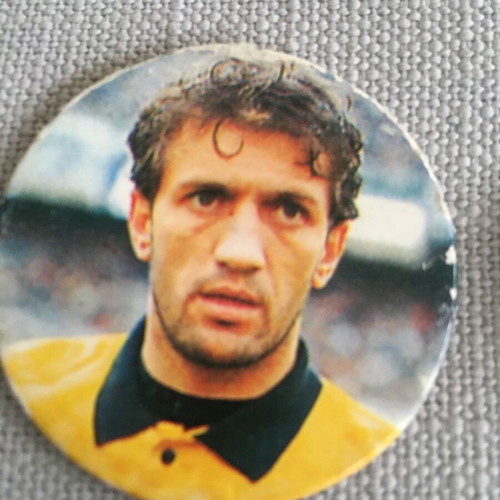 Old school football star taps pack of 4 used, AEK/Olympiacos