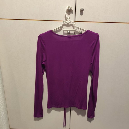 Purple viscose blouse like new, size S