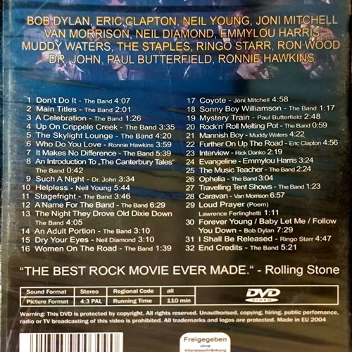 DVD The Band The Last Waltz Collector's Edition καινούργιο, σφραγισμένο