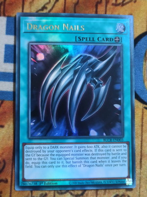 Dragon Nails Equip Spell κάρτα σαν καινούργιο