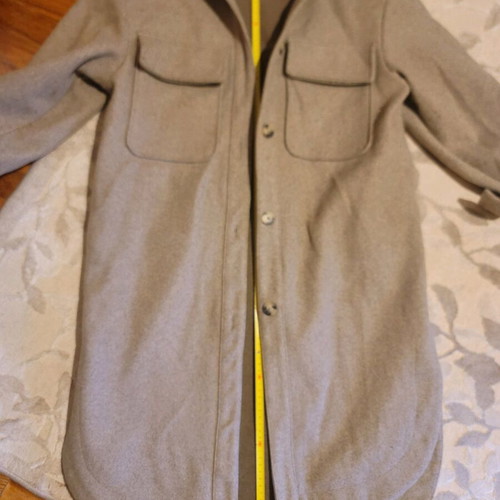Bershka light coat small like new, dark beige