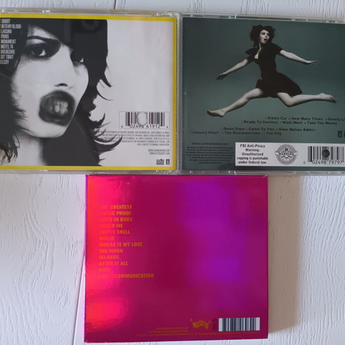 Cat Power & Carina Round 3 CD studio albums like new, rock