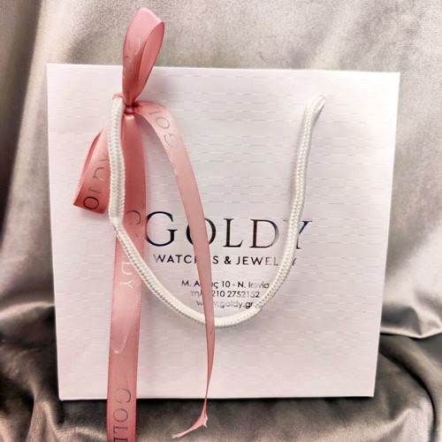Gift bag with pink ribbon new