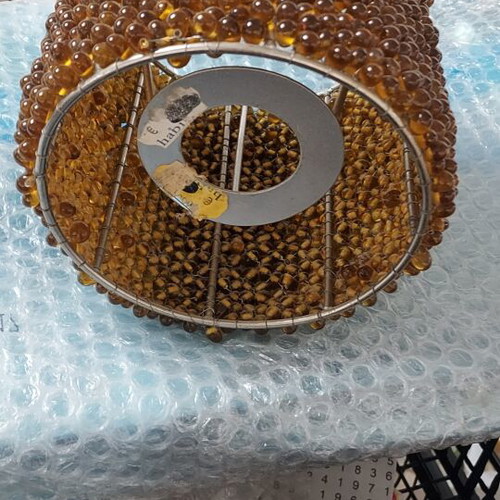 Lampshade for Portatif handmade with glass beads like new